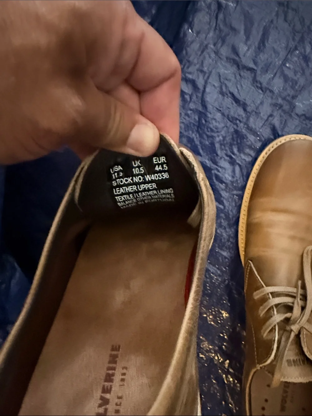 Wolverines Men's Brown Leather Derby Shoes - Classic Lace-Up